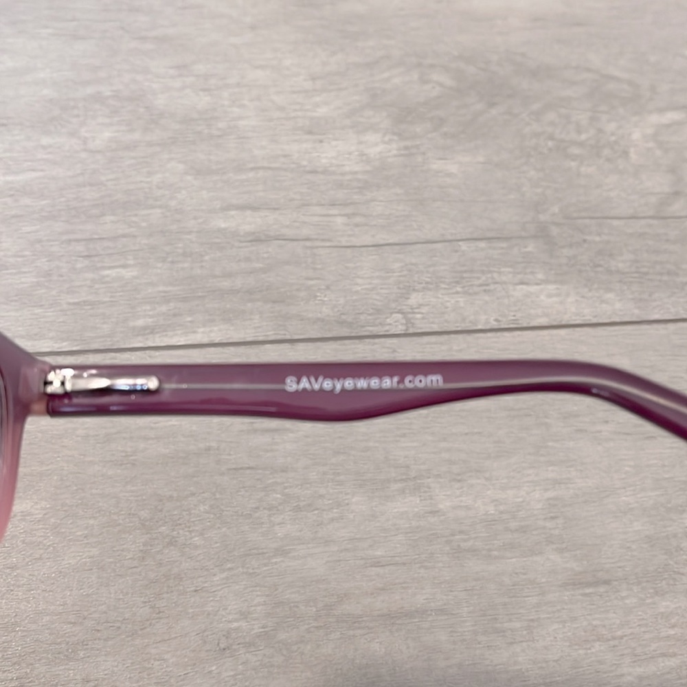 NWOT SAVEYEWEAR Purple Reader Glasses +1.75 - Picture 6 of 7